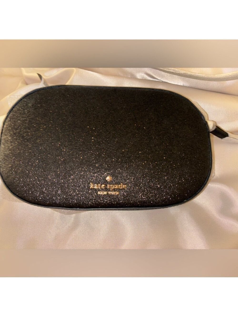 NWT Kate Spade Glittery Black Crossbody/Clutch/Shoulder bag